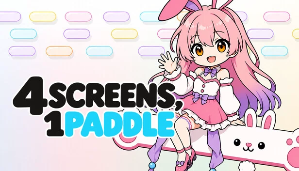4 SCREENS, 1 PADDLE 游戏封面