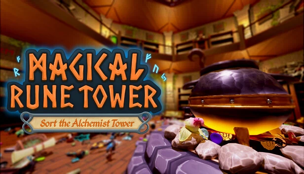 Magical Rune Tower: Sort the Alchemist Tower 游戏封面