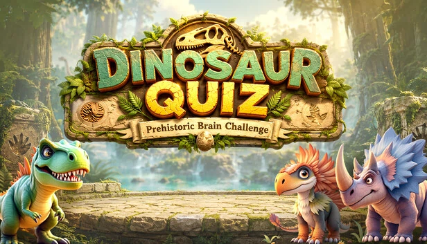 Dinosaur Quiz Trivia - Prehistoric Brain Challenge 游戏封面