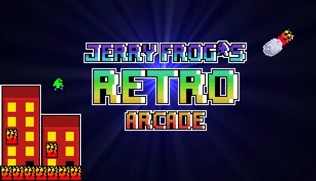 杰瑞蛙的复古街机（Jerry Frog's Retro Arcade） 游戏封面