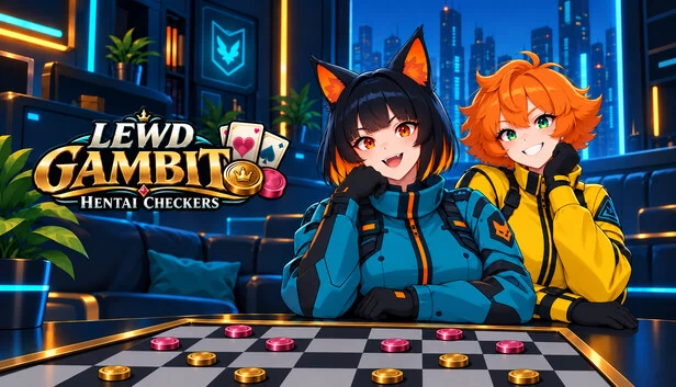 Lewd Gambit: Hentai Checkers 游戏封面