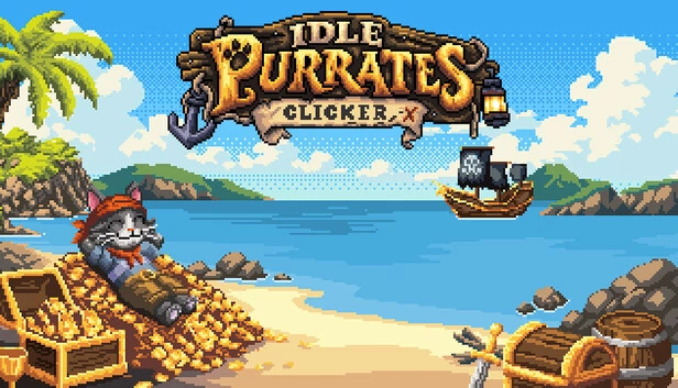 Idle Purrates Clicker 游戏封面