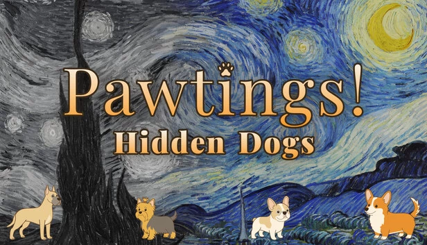 Pawtings! Hidden Dogs 游戏封面