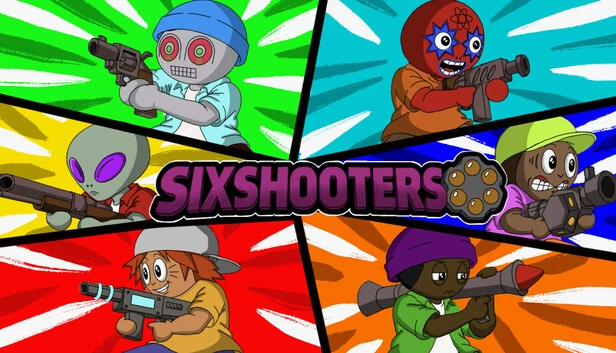 Sixshooters: A 6 Player Split-Screen FPS 游戏封面