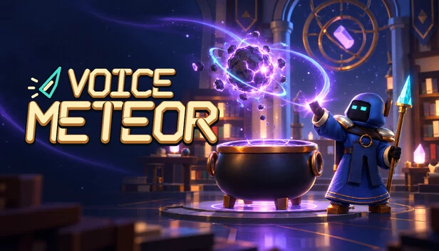 VOICE METEOR (Battle with Original Magic Born from Your Voice) 游戏封面