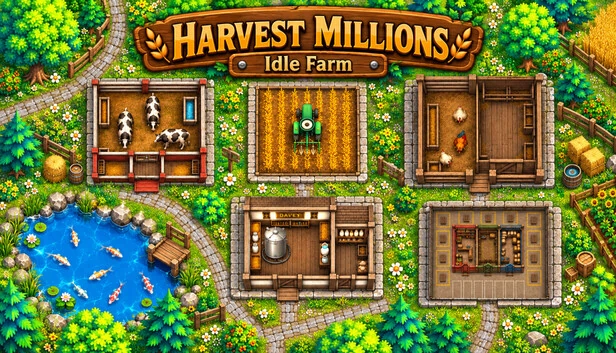Harvest Millions Idle Farm 游戏封面
