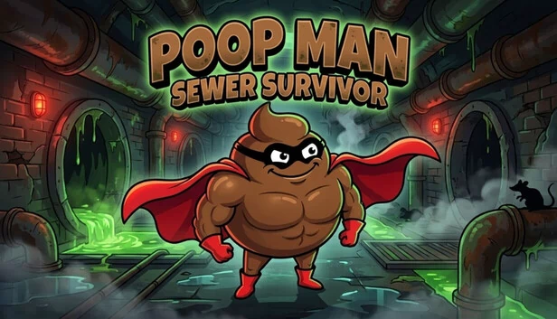 PoopMan: Sewer Survivor 游戏封面