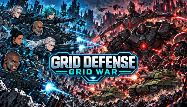 GRID DEFENSE: GRID WAR 游戏封面