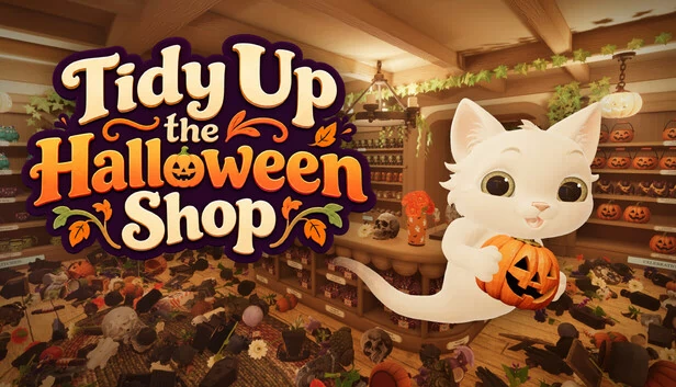Tidy Up the Halloween Shop 游戏封面