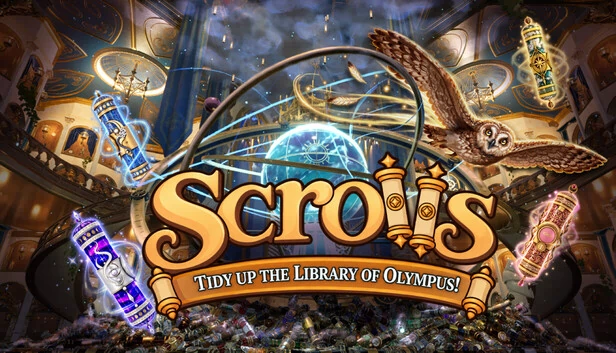 SCROLLS: Tidy up the Library of Olympus! 游戏封面