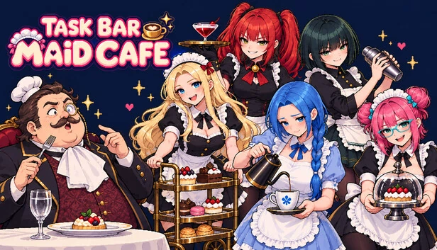Task Bar Maid Cafe 游戏封面