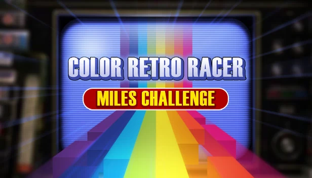 FIRST STEAM GAME VHS - 彩色复古赛车：英里挑战（FIRST STEAM GAME VHS - COLOR RETRO RACER : MILES CHALLENGE） 游戏封面