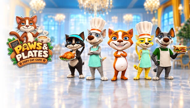 Paws & Plates: Cozy Cat Cafe 游戏封面