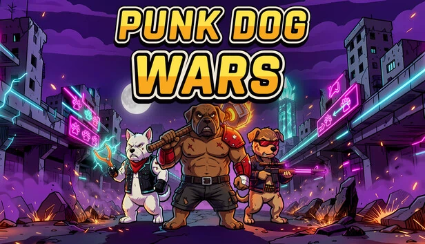 Punk Dog Wars MOBA 2D 游戏封面