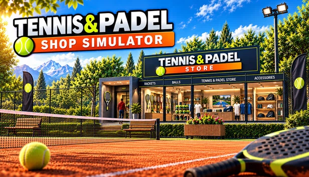Tennis & Padel Shop Simulator 游戏封面