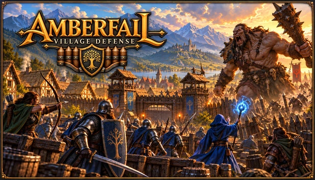 Amberfall: Village Defense 游戏封面