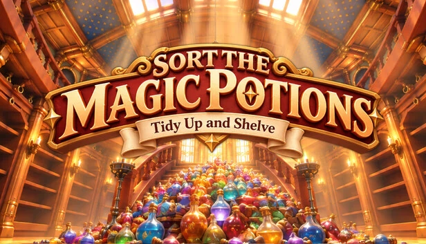 Sort the Magic Potions: Tidy Up and Shelve 游戏封面
