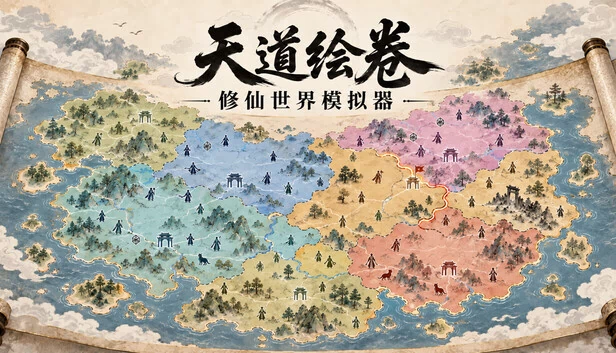 天道绘卷——修仙地图模拟器 游戏封面