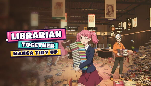 Librarian Together: Manga Tidy Up 游戏封面