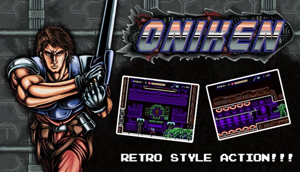 赤影战士复刻：不可阻挡版（Oniken: Unstoppable Edition） 游戏封面