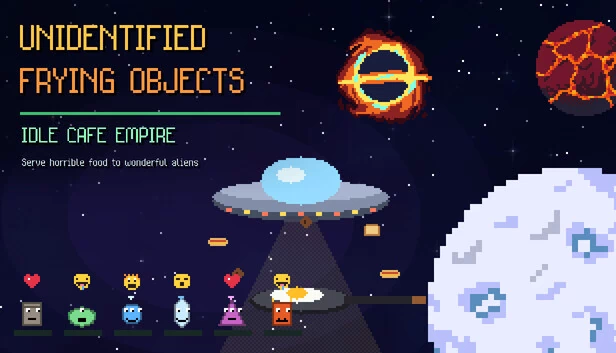 Unidentified Frying Objects: Idle Cafe Empire 游戏封面