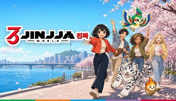 Jinjja World: The Korean Learning MMO 游戏封面