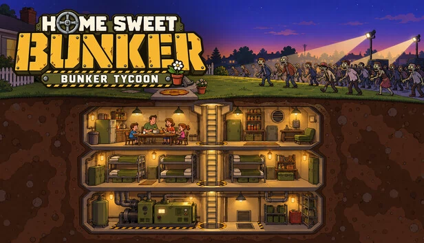 甜蜜家园：地堡大亨（Home Sweet Bunker: Bunker Tycoon） 游戏封面