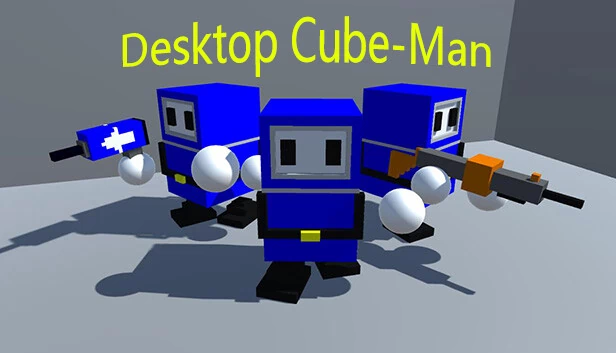 桌面方块人（Desktop Cube-Man） 游戏封面