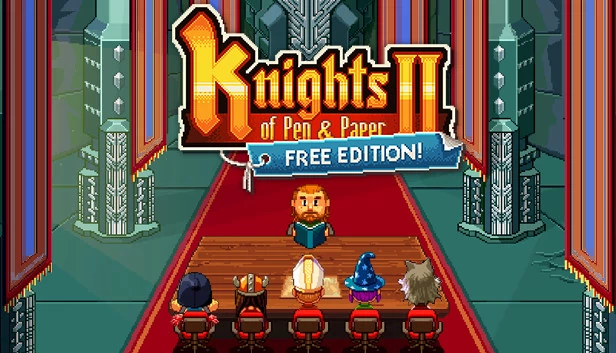 纸笔骑士2：免费版（Knights of Pen and Paper 2: Free Edition） 游戏封面