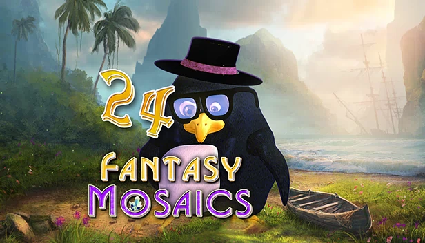 奇幻马赛克24：荒岛（Fantasy Mosaics 24: Deserted Island） 游戏封面