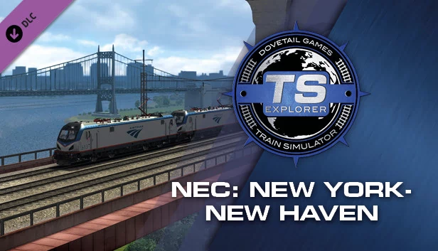 模拟火车:东北走廊:纽约-纽黑文路线附加内容(Train Simulator: NEC: New York-New Haven Route Add-On) 游戏封面