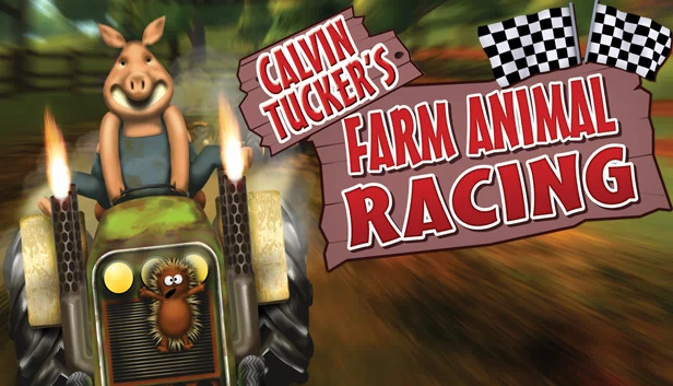 卡尔文·塔克的农场动物赛车（Calvin Tucker's Farm Animal Racing） 游戏封面
