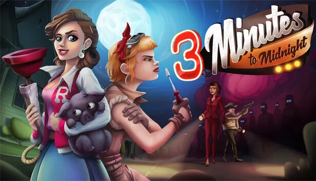 3 Minutes to Midnight® - 喜剧图形冒险游戏（3 Minutes to Midnight® - A Comedy Graphic Adventure） 游戏封面