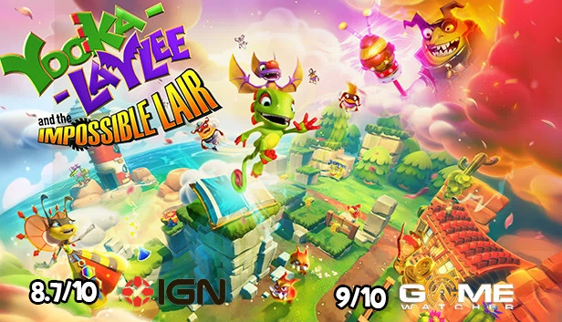 尤卡莱莉与无妄巢穴（Yooka-Laylee and the Impossible Lair） 游戏封面