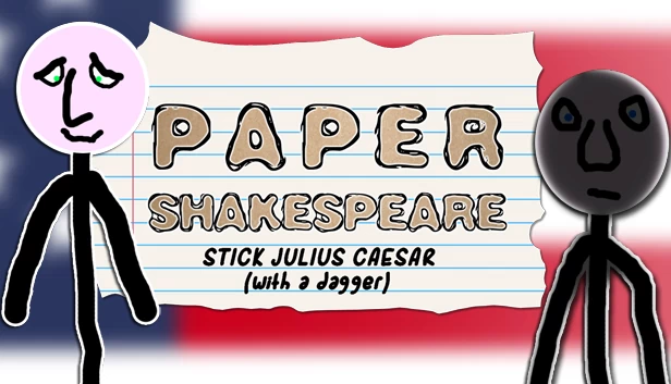 纸片莎士比亚：用匕首刺尤利乌斯·凯撒（Paper Shakespeare: Stick Julius Caesar (with a dagger)） 游戏封面