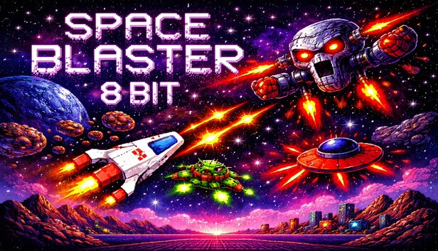 太空射击 8位（SPACE BLASTER 8 BIT） 游戏封面