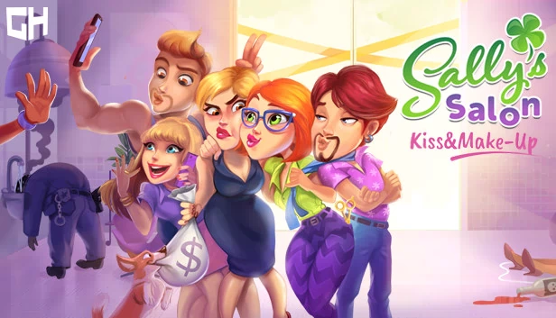 莎莉的美容店：亲吻与化妆（Sally's Salon: Kiss & Make-Up） 游戏封面