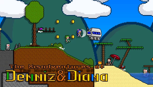 丹尼斯与戴安娜的冒险(The Misadventures of Denniz & Diana) 游戏封面