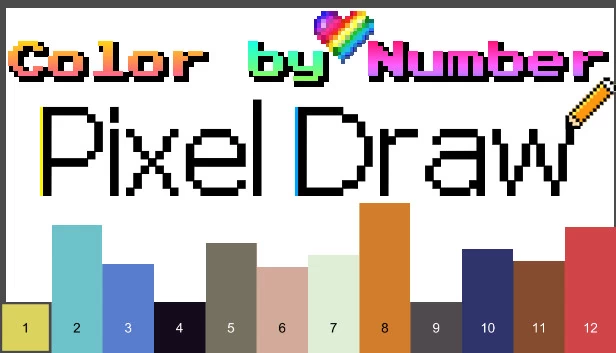 按数字填色 - 像素画（Color by Number - Pixel Draw） 游戏封面