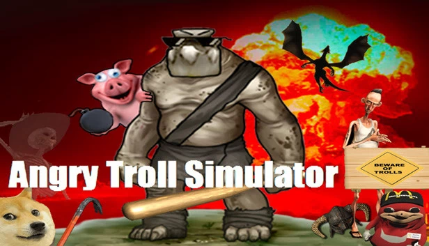 愤怒的巨魔模拟器（Angry Troll Simulator） 游戏封面