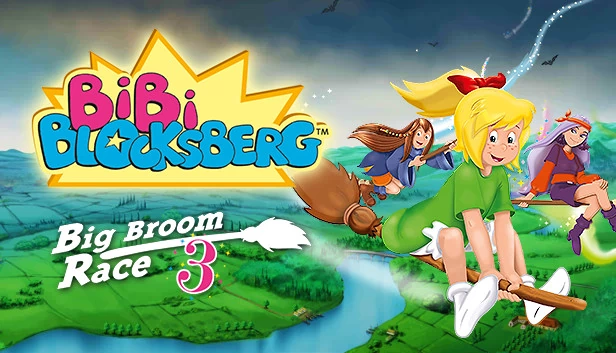 比比小女巫™ - 大扫帚竞速3（Bibi Blocksberg ™ - Big Broom Race 3） 游戏封面