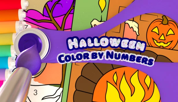 按数字填色 - 万圣节（Color by Numbers - Halloween） 游戏封面