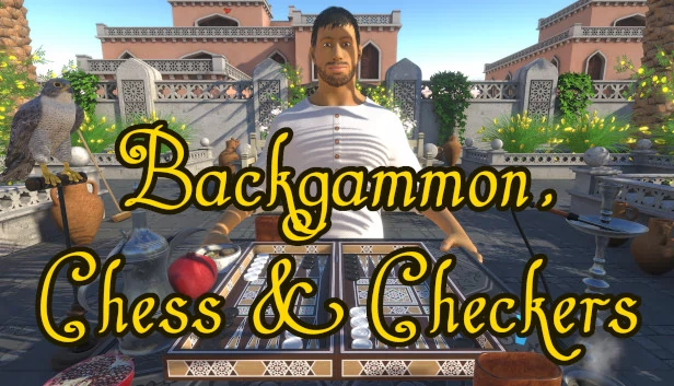 西洋双陆棋、国际象棋与跳棋（Backgammon, Chess & Checkers） 游戏封面