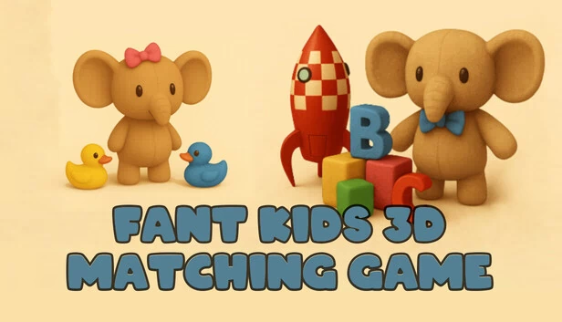 Fant Kids 3D 匹配游戏（Fant Kids 3D Matching Game） 游戏封面