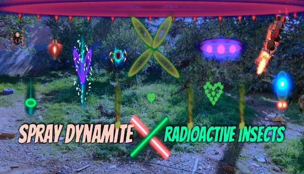 喷射炸药 X 放射性昆虫（Spray Dynamite X Radioactive Insects） 游戏封面
