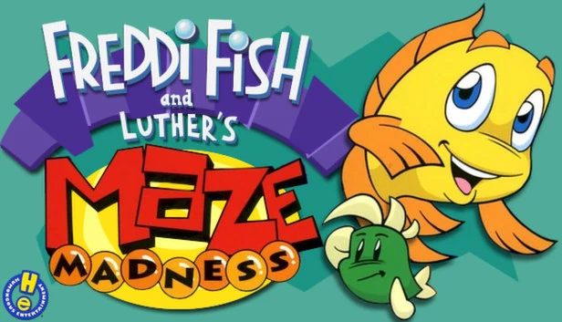 小鱼弗雷迪与路德的迷宫疯狂（Freddi Fish and Luther's Maze Madness） 游戏封面