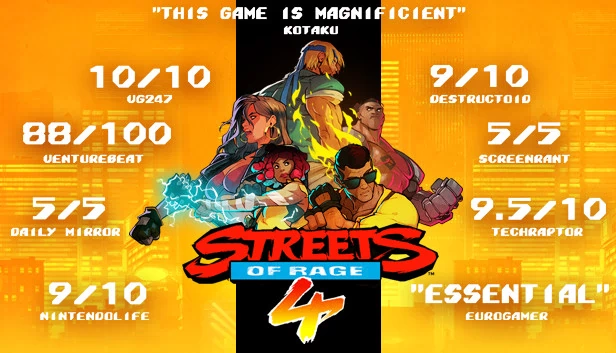 怒之铁拳4（Streets of Rage 4） 游戏封面