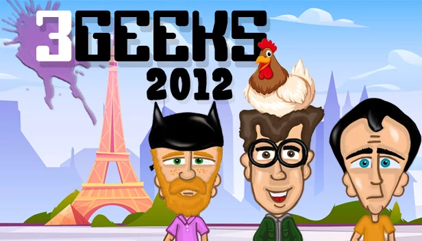 3 GEEKS 2012（法语版）（3 GEEKS 2012 (Version Gauloise pour Français)） 游戏封面