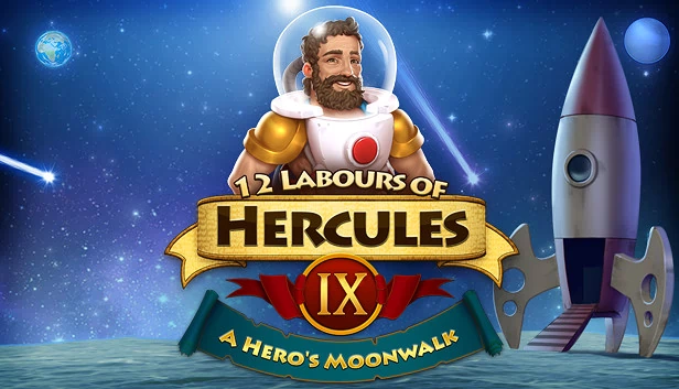 大力神的十二道考验9：英雄的月球漫步（12 Labours of Hercules IX: A Hero's Moonwalk） 游戏封面