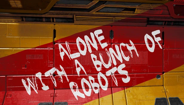 与一群机器人独处（Alone With a Bunch of Robots） 游戏封面
